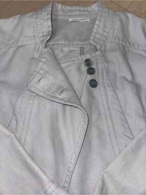 Calvin Klein asymmetrical canvas moto jacket size medium